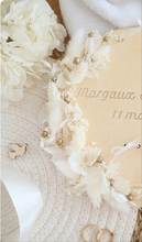 Charger l&#39;image dans la galerie, Plaque mariage - Porte alliances - fleurs séchées - couleurs au choix