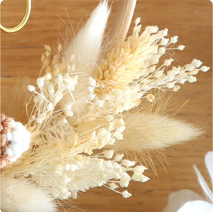 Couronne fleurs séchées