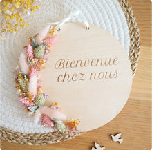 Charger l&#39;image dans la galerie, Plaque mariage - Porte alliances - fleurs séchées - couleurs au choix