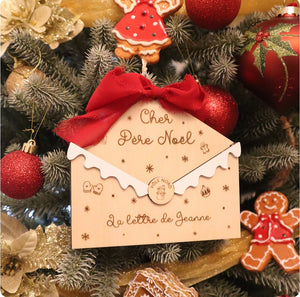 Enveloppe pour / de la part du Père Noël - Couleurs au choix