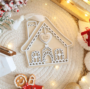 Maison pain d'épice - Petit ou grand modèle - Édition de Noël