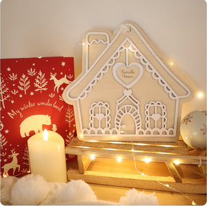 Maison pain d'épice - Petit ou grand modèle - Édition de Noël