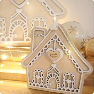 Maison pain d'épice - Petit ou grand modèle - Édition de Noël