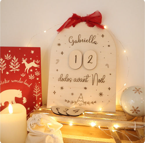 Décompte de Noël - Édition de Noël - Couleur au choix