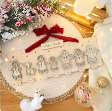 Charger l&#39;image dans la galerie, Décoration de Noël - Famille de pains d&#39;épices à composer - à partir de 44€