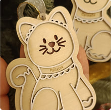 Charger l&#39;image dans la galerie, Décoration de Noël - Chien ou chat à personnaliser