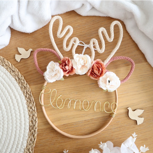 Cutie Fawn terracotta (avec ou sans prénom, options à sélectionner)