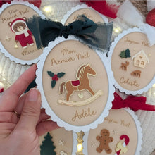 Charger l'image dans la galerie, Le 1er octobre à 21h - Suspension "Le Noël de notre enfance" - texte et couleur ruban au choix