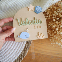 Charger l'image dans la galerie, Cake-topper "Sous l'océan" - A personnaliser