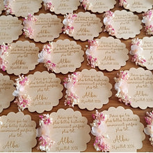 Charger l'image dans la galerie, Magnet fleurs séchées forme fleur- à personnaliser - à l'unité ou en lot