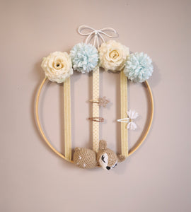 Porte-Barrettes "Camille" + Animal au choix