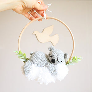 Suspension "Lovely Koala sur nuage"